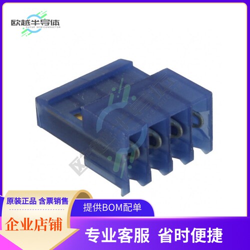 3-641239-4【CONN RCPT 4POS IDC 26AWG GOLD】