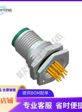 M12A-12PMMP-SF8001【CONN PLUG MALE 12POS GOLD SOLDER】