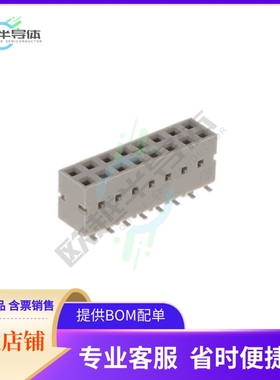 91618-308LF【CONN RCPT 16POS 0.1 GOLD SMD】