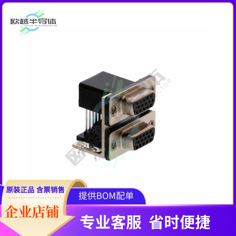 189-H15-513R497【CONN D-SUB RCPT 15POS R/A SLDR】