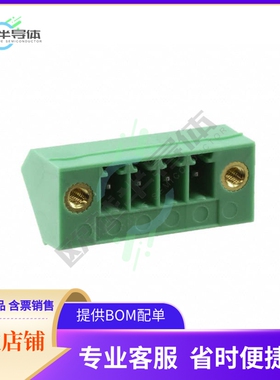 1827444【TERM BLOCK HDR 4POS 45DEG 3.81MM】