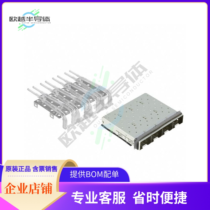 2227729-1【CONN ZSFP+ CAGE 1X4 PRESSFIT R/A】