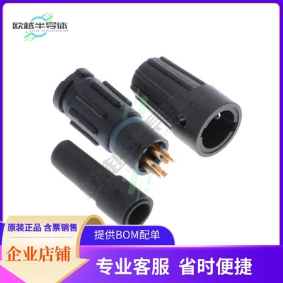 W18982-5PG-P-522【CONN RCPT MALE 5POS GOLD SOLDER】