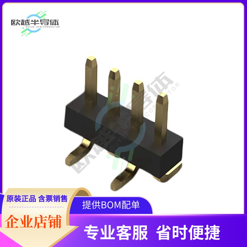 BC032-04-A-2-0200-0200-L-B【4POS+1.0MM+PITCH+PIN+HEADER,+TYP