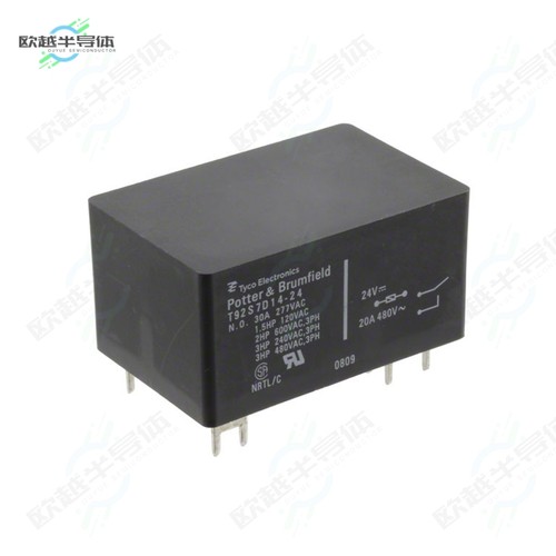 T92S7D14-12[继电器RELAY GEN PURPOSE DPST 30A 12V]