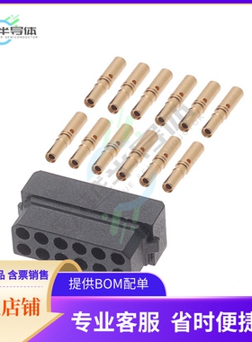 M80-8881205【CONN RCPT 12POS CRIMP 24-28AWG】