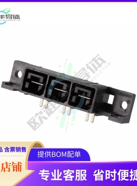 556882-3【CONN RCPT 3POS 11.18MM R/A SLDR】