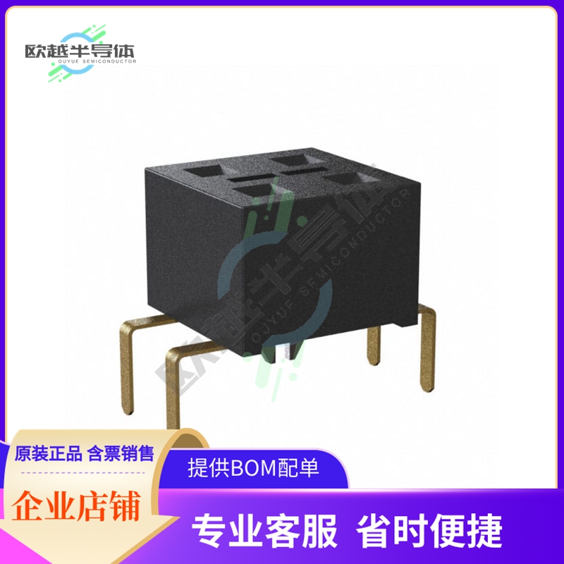 HLE-102-02-G-DV-PE-BE-LC【CONN RCPT 4POS 0.1 GOLD PCB】