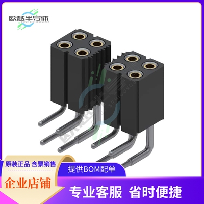 803-43-078-20-001000【CONN RCPT 78POS 0.1 GOLD PCB R/A】