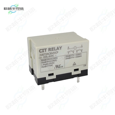 J1672AC6VDCP[继电器RELAY GEN PURPOSE DPST]