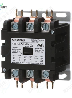 42EF35AJ[继电器CONTACTOR, 42DP,60A,3P,OPEN,24V]