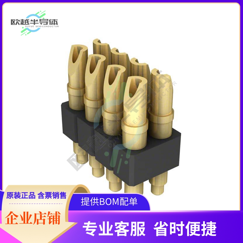 826-22-008-00-001000【CONN SPRING PISTON 8POS SLD PCB】