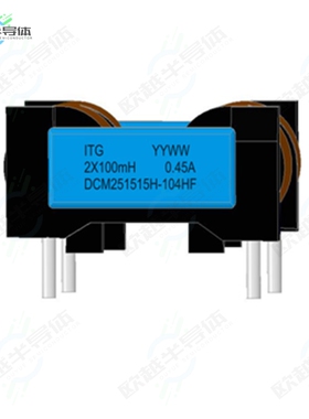 DCM251515H-104HF[滤波器CMC 100MH 450MA 2LN THROUGH HOLE]