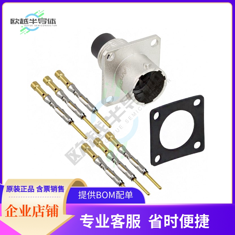 RT0W0106PNH-K【CONN RCPT MALE 6POS GOLD CRIMP】