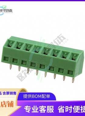 1728349【TERM BLOCK 8POS 55DEG 3.81MM PCB】