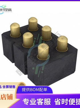 813-SS-006-30-003191【CONN SPRING PISTON 6POS SMD】