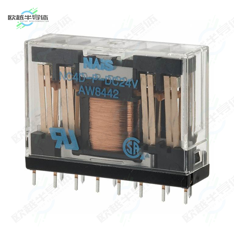 NC4D-P-DC24V[继电器RELAY GEN PURPOSE 4PDT 5A 24V]