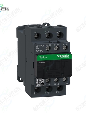 LC1D25ED[继电器TESYS3P CTR 25A AC3 11KW1NO1NC48]