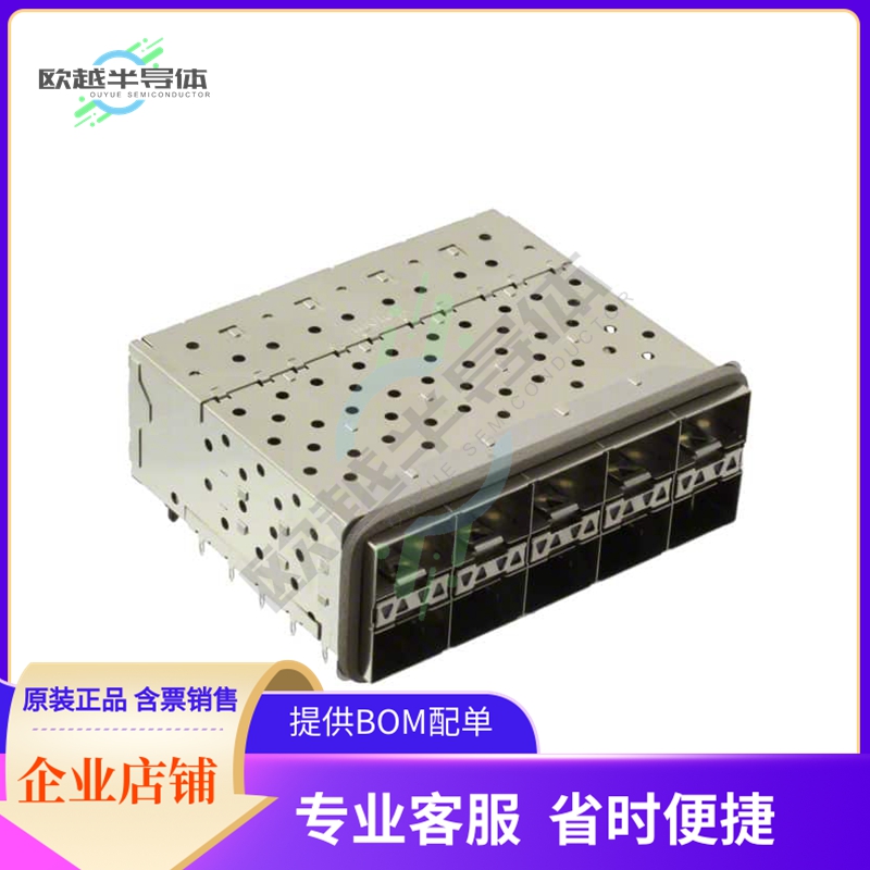 760935001【CONN SFP+ RCP W/CAGE 2X5 200P RA】