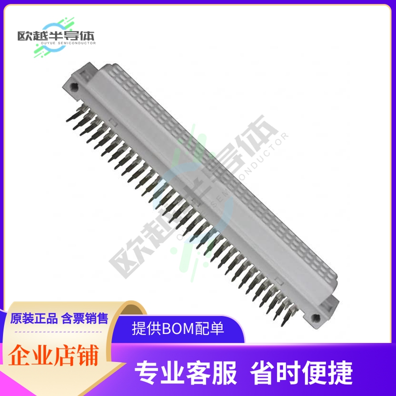 86094648813755V1LF【CONN DIN RCPT 96POS PCB RA GOLD】