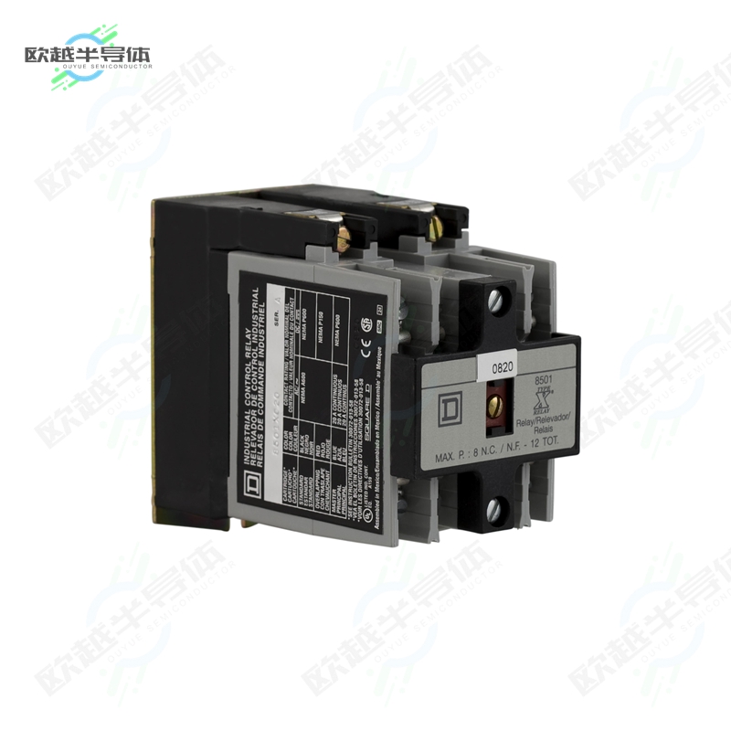 8501XO20XTD1V02[继电器RELAY 600VAC 10AMP NEMA +OPTIONS]