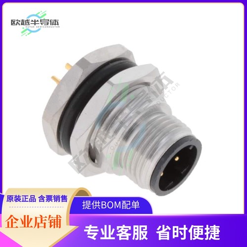 859RD04-10SR004【M12 4P D-CODE MALE PANEL SC SS S】