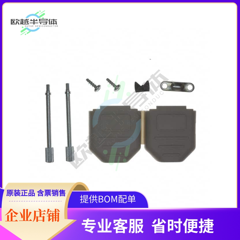 972-009-01SR031【CONN BACKSHELL 9POS 180DEG GRAY】