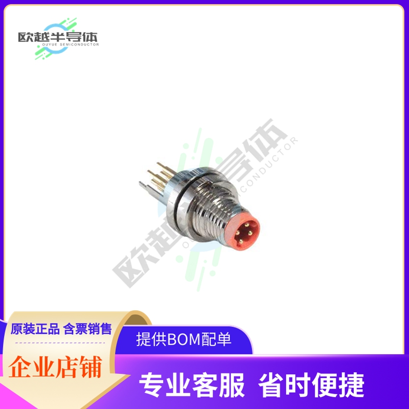 PXMBNI08FPM04PPC【CONN RCPT MALE 4POS GOLD SOLDER】