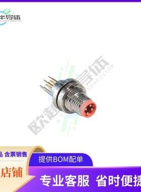 PXMBNI08FPM04PPC【CONN RCPT MALE 4POS GOLD SOLDER】