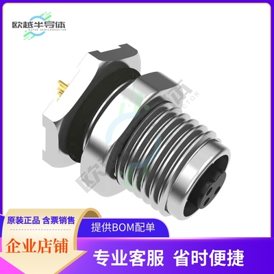 54-00104【CONN RCPT FMALE 3POS GOLD SOLDER】