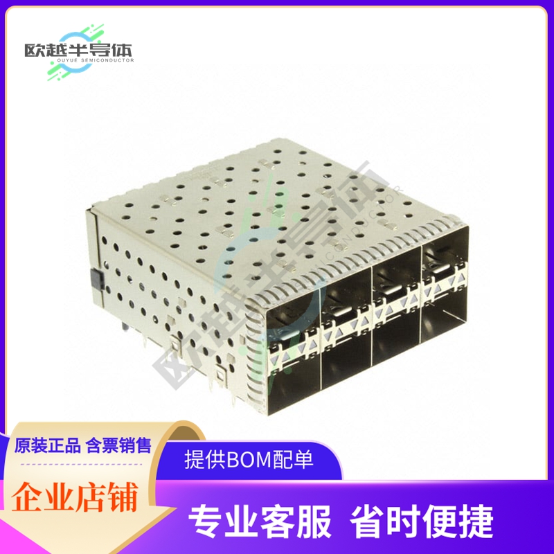 1-2007394-5【CONN SFP+ RCP W/CAGE 2X4 160P RA】