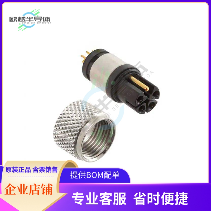 858-LP5-20SRLS4【M12 5P L-CODE FEMALE SS SHELL, S】