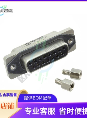 15-006303【CONN D-SUB RCPT 15POS PNL MNT】