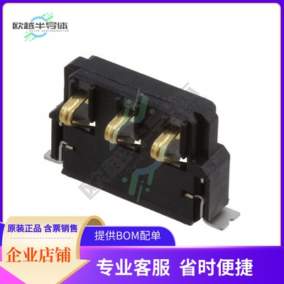 1827928-1【CONN SPRING BATTERY 3POS R/A SMD】