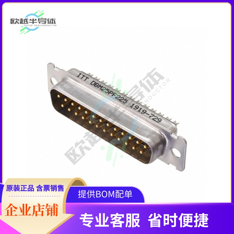 DBM25PF225【CONN D-SUB PLUG 25POS PNL MNT】