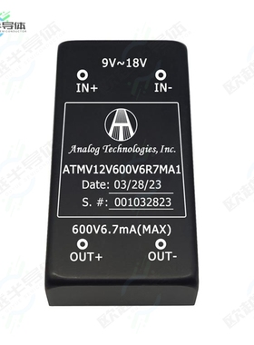 ATMV12V600V6R7MA1[电源模块8W ISOLATED DC-DC POWER MODULE]