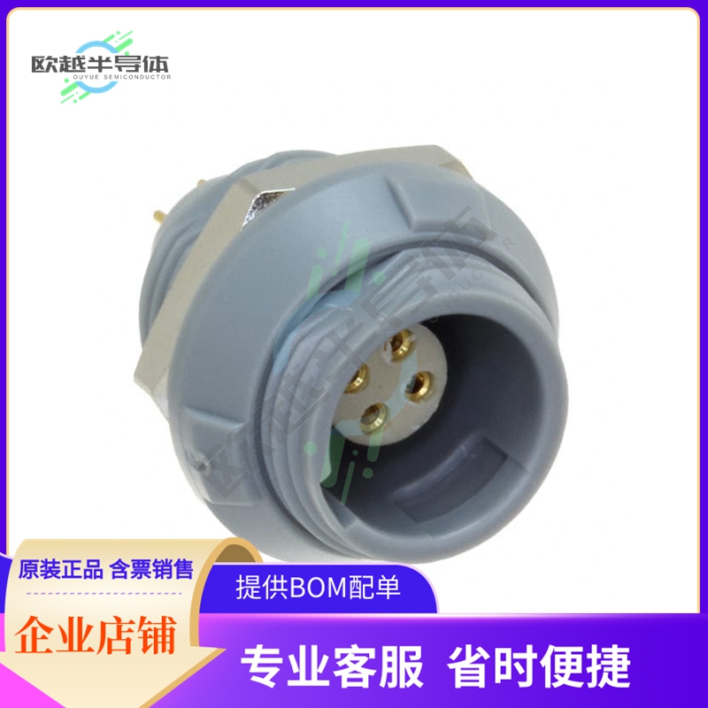 8P1P004210GRB01【CONN RCPT FMALE 4POS GOLD SOLDER】