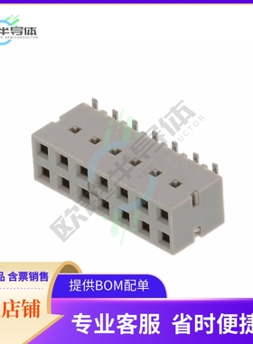 89898-307LF【CONN RCPT 14POS 0.1 GOLD SMD】