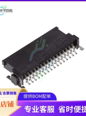 1714875【CONN RECPT 1.27MM 32POS SMD RA】