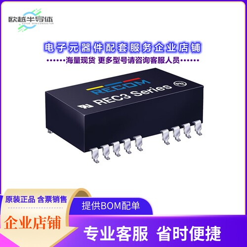 REC3-2412SR/H1/SMD[电源模块DC DC CONVERTER 12V 3W]