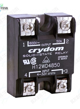 H12WD4850PGH[继电器SSR RELAY SPST-NO 50A 48-660V]