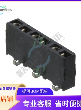 1241152-6【CONN RCPT 6POS 0.1 GOLD SMD】