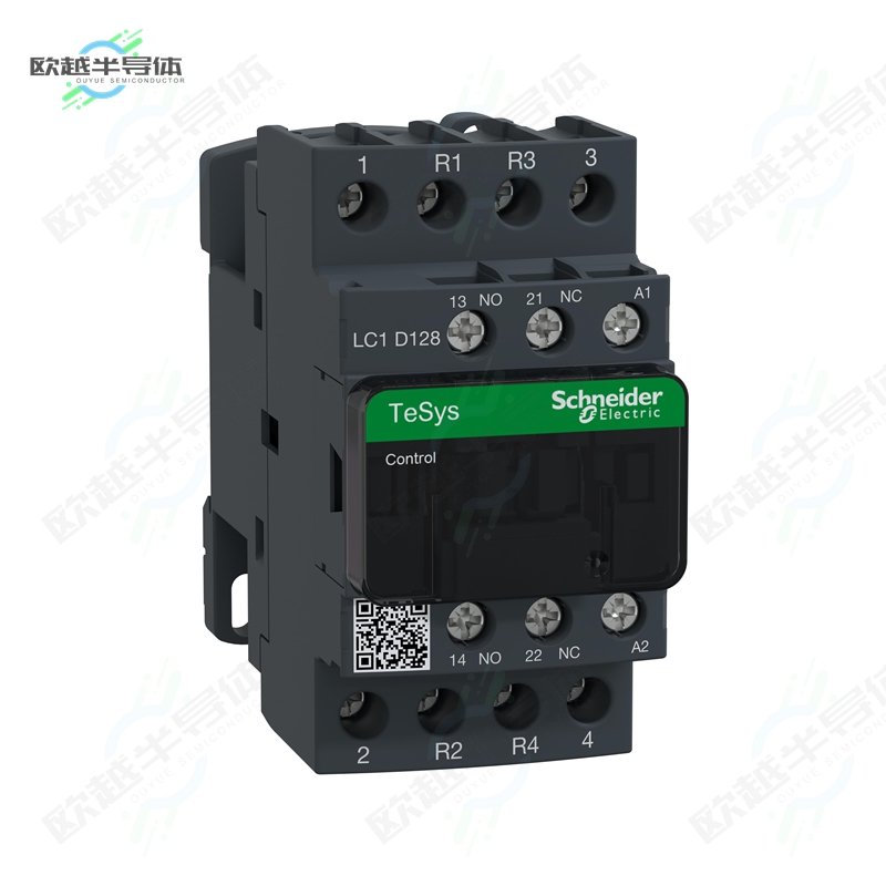 LC1D128E7[继电器TESYS 4P CTR 25A AC-1 2NO 2NC 48]