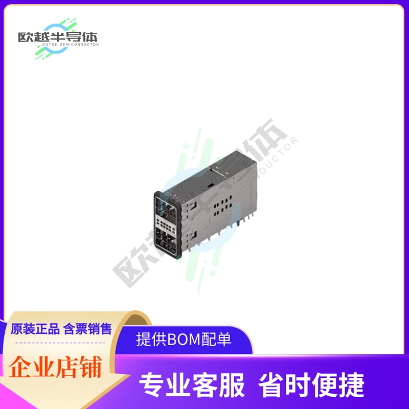 2198373-1【CONN ZQSFP+ RCPT CAGE 1X2 76P RA】