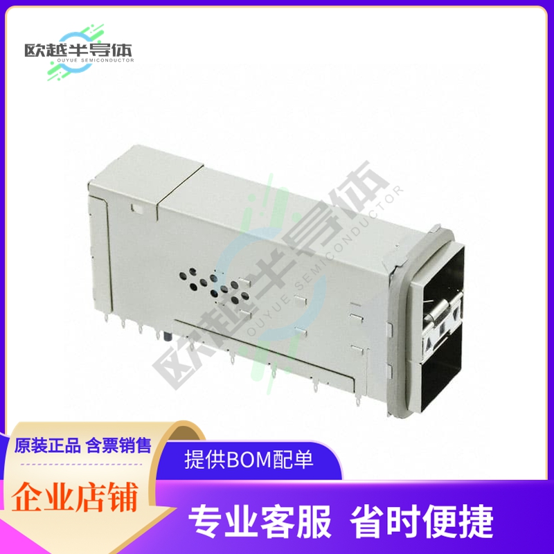 1-2198318-7【CONN ZSFP+ RCP W/CAGE 2X1 40P RA】