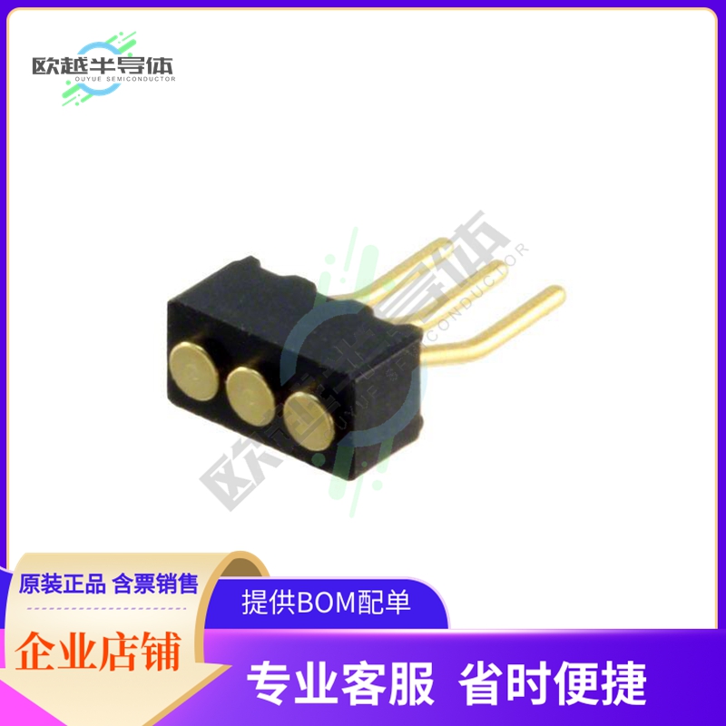 856-10-003-40-001000【CONN SPRING TARGET 3POS R/A SMD】