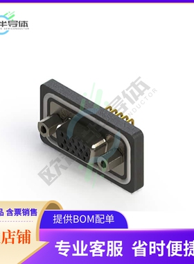 634-W15-262-012【CONN D-SUB HD RCPT 15P R/A SLDR】