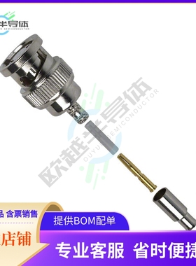 112132RP【CONN RP-BNC PLUG STR 50OHM CRIMP】