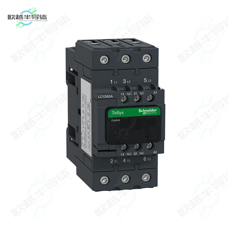 LC1D65AT7[继电器TESYS 3P EVLK CTR 65A 30KW AC3 4]