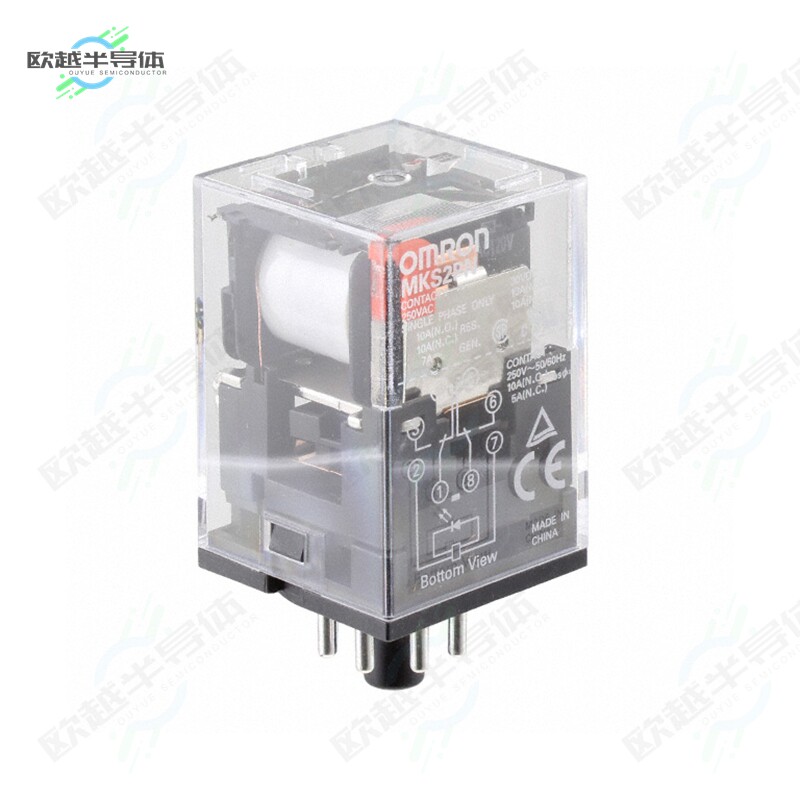 MKS2PN AC120[继电器RELAY GEN PURPOSE DPDT 10A 120V]